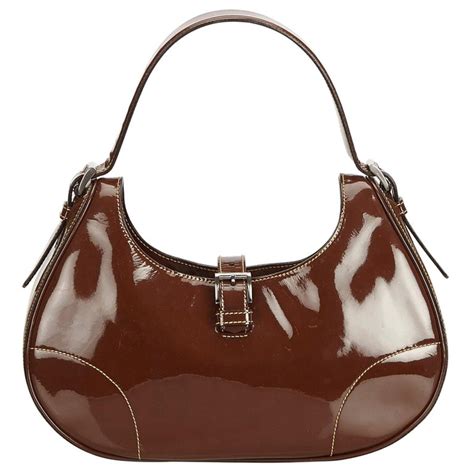 prada brown leather hobo early 00s|Prada handbags 2010.